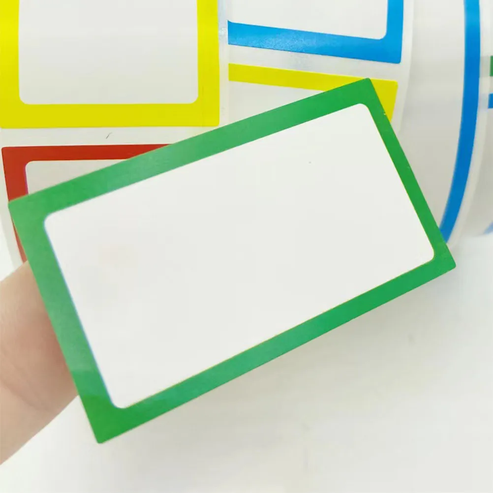 

4 рулона самоклеящихся этикеток без клея для контейнеров, банок, кладовки, организации кухни, идентификационные наклейки-бирки