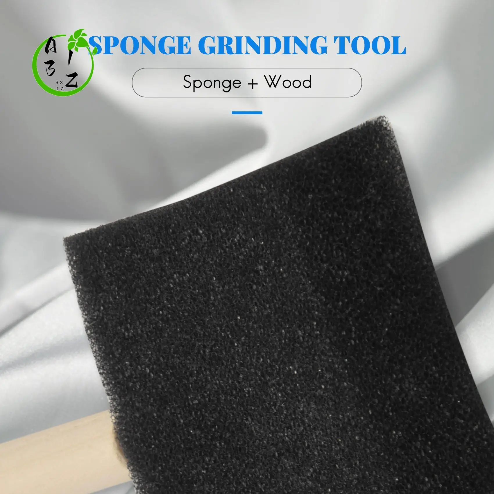 

A31Z-Foam Brush Painting Sponge Tool With Hardwood Handles Pack Of 10