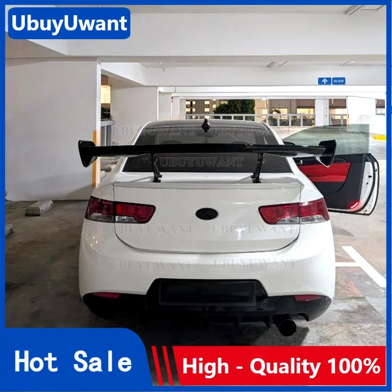 

For Tesla Model3 ModelY ModelS ModelX KIA 13-25 Universal 57" Auto 3D 3DI GT JDM Racing Car Trunk Carbon Fiber Rear Wing Spoiler