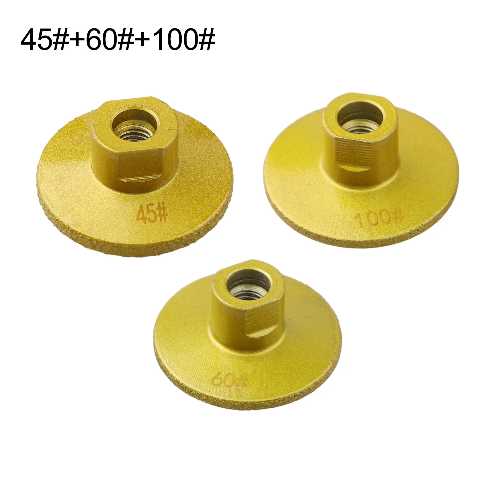 Para moagem úmida cabeça de moagem soldada cabeça de moagem de 2 polegadas 100 várias opções de grão para mármore, quartzo, granito