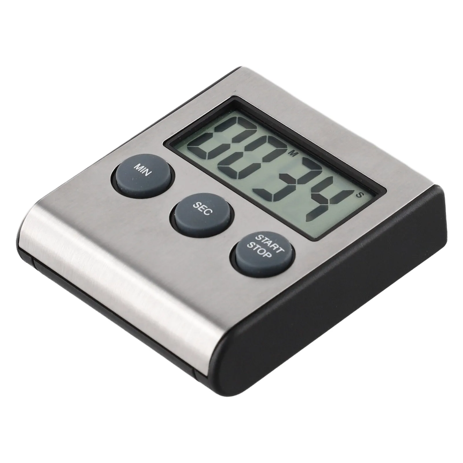 

Home Kitchen 2.55 * 2.75 * 0.62 Inches Kitchen Timer Versatile Placement Compact Size Large LCD Display Retractable Bracket