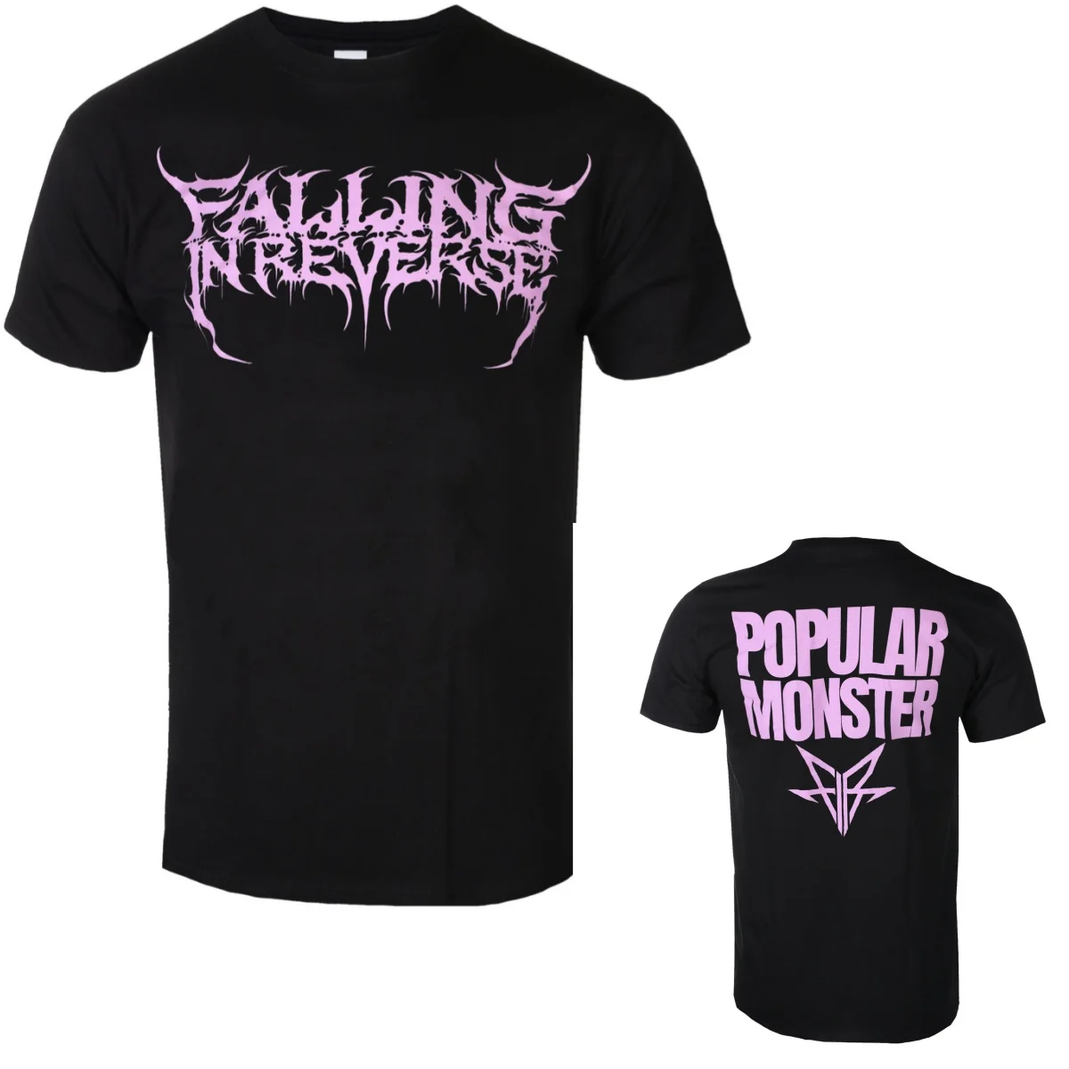 Y2k Falling in Reverse Grafik-Baumwoll-Band-T-Shirt, Unisex, Sommer, Kurzarm, Modemarke, Luxus, lässig, Vintage-T-Shirts – Detail 2