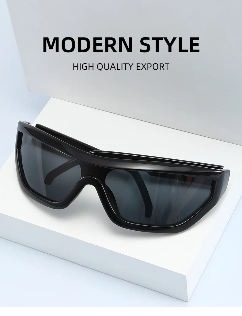 نظارات شمسية للرجال نظارات شمسية للنساء على طراز الهيب هوب الشرير الكلاسيكي، مناسبة لتسلق الجبال والسياحة واستخدام الشاطئ