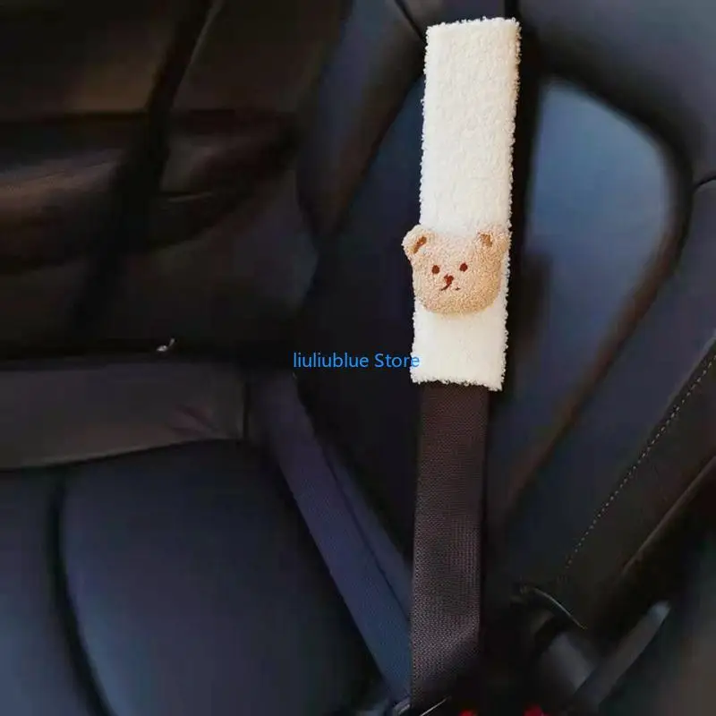 Dibujos animados para cinturón seguridad, Protector hombro para coche, seguridad para cubierta cinturón seguridad,