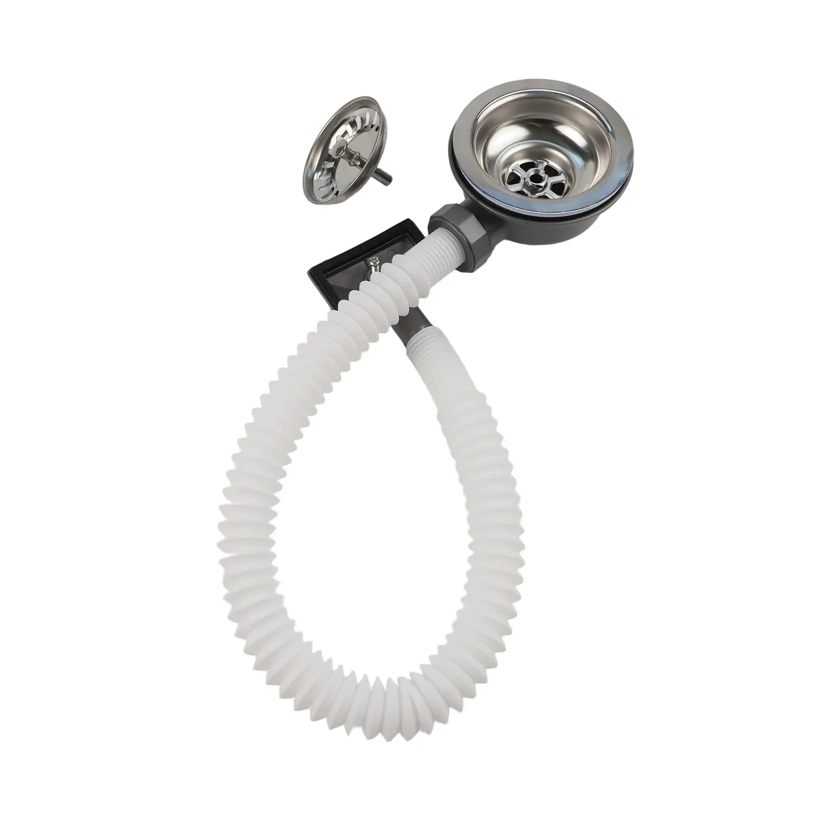 

Kitchen Installation Adjustable Overflow Pipe Stainless Steel Sink Accessory Schl Fer Drainage Pipe Integration
