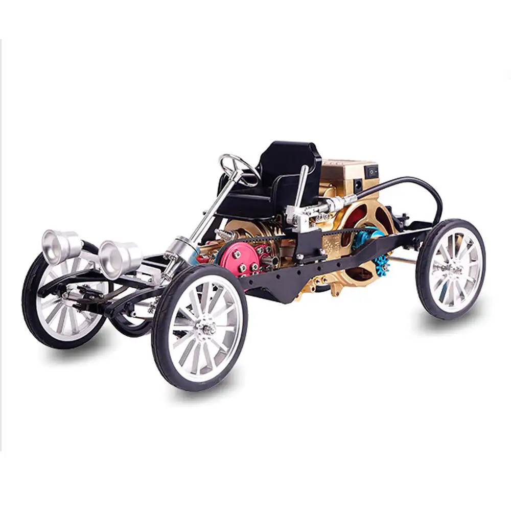 

Teching Assembled Classic Car Replica – Premium DIY Mechanical Model with Intricate Design and Durable Construction