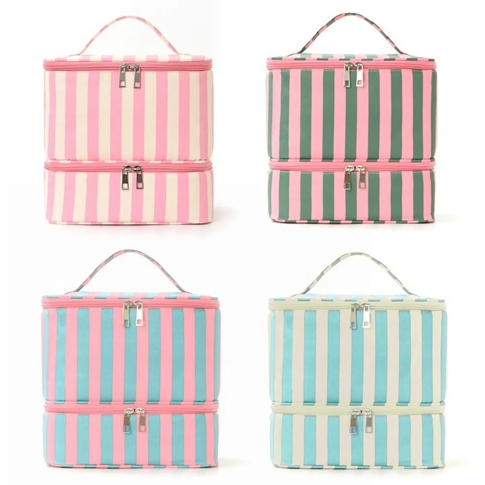 

Новая двухслойная сумка-органайзер для лака для ногтей, большая вместительная ручная сумка для ухода за ногтями, 30-слойная косметичка, инструмент для ухода за ногтями