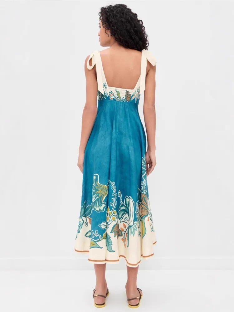 السباغيتي حزام فستان طويل المرأة 2026 الربيع الصيف الاتجاه عارية الذراعين حزام هيم منتصف الليل كلوبوير حفلة ماكسي ألف خط فساتين #2