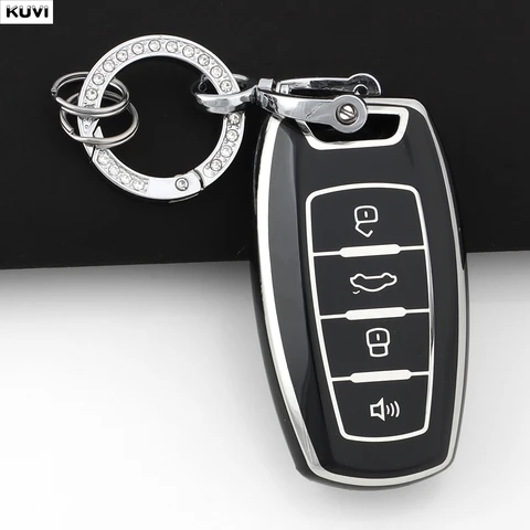 Чехол Для Автомобильного Ключа Из ТПУ Для Great Wall Haval Jolion H6 H7 H4 H9 F5 F7 F7X F7H H2S GMW Dargo - Аксессуар Для Авт...