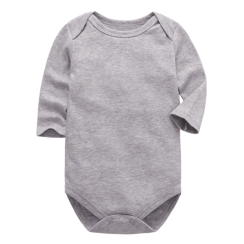 Infant Jumpsuit Solid 0-24months Soft Bodysuit Newborn body bebe Baby Clothes Long Sleeve Cotton Baby Girls Boys Bodysui