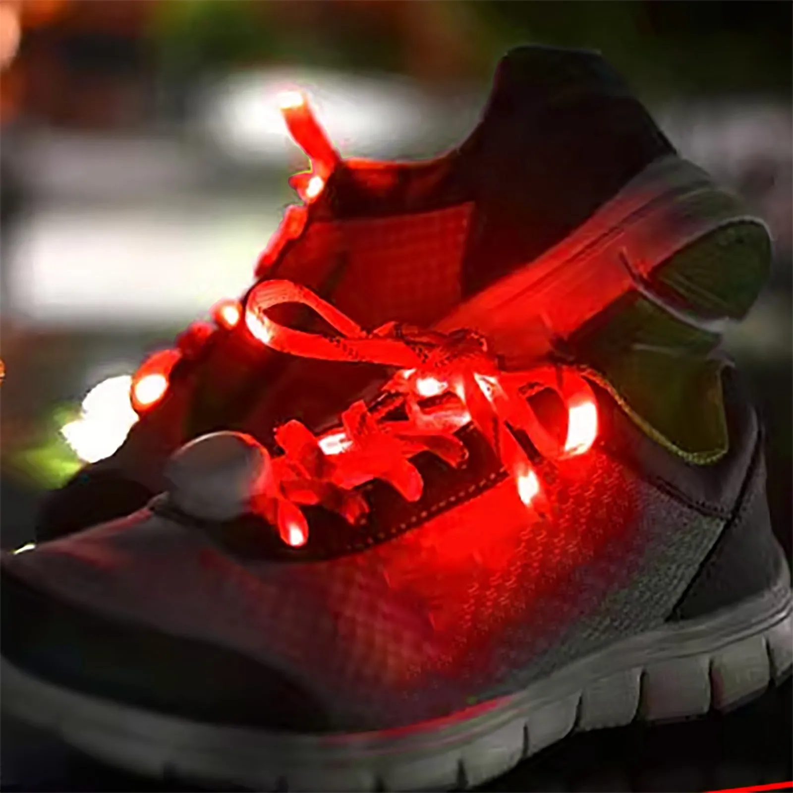 

LED Luminous Shoelaces Night Running Group Warning Equipment Fluorescent Luminous Running Party Decorations for Adults Bundle