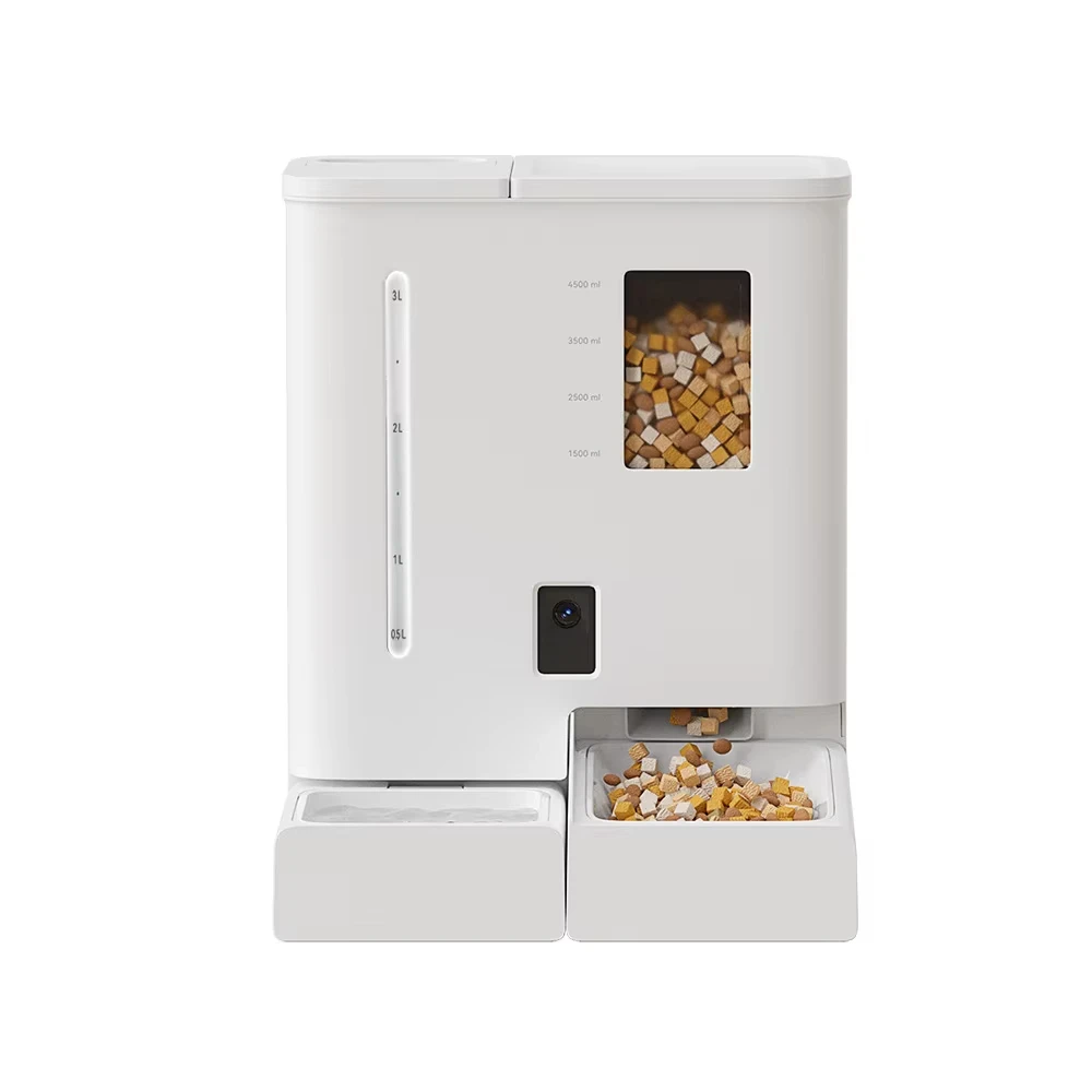 

Larger Capacity Adjustable Durable PP Food-grade Material Pet Slow Feeder Water Bottle Bowls Easy Clean Dogs Cats Auto-refill