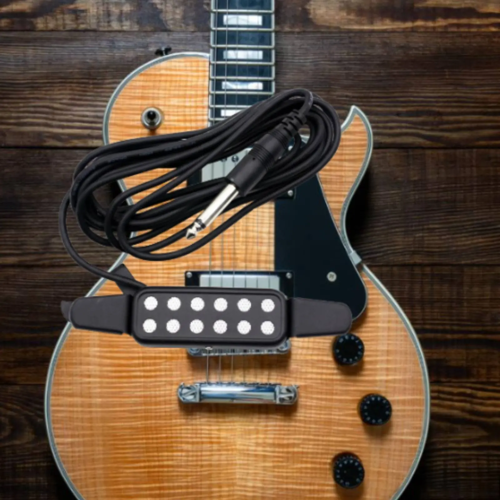 Acoustic Guitar Soundhole Pickup Easy Installation Non-Invasive Guitar Pickup for Guitarists - view 5