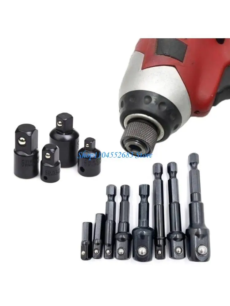Y6GD Efficient Impact Socket Adapter 8piece Set and 4pc Impact Socket Adapter Tool