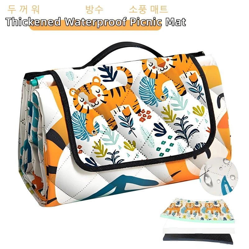 Ultrasonik Piknik Mat, Su Geçirmez Nem Geçirmez Mat, Kalınlaşmış Açık Kamp Çadır Mat, Otlak Uyku Pedi, Kamp Malzemeleri