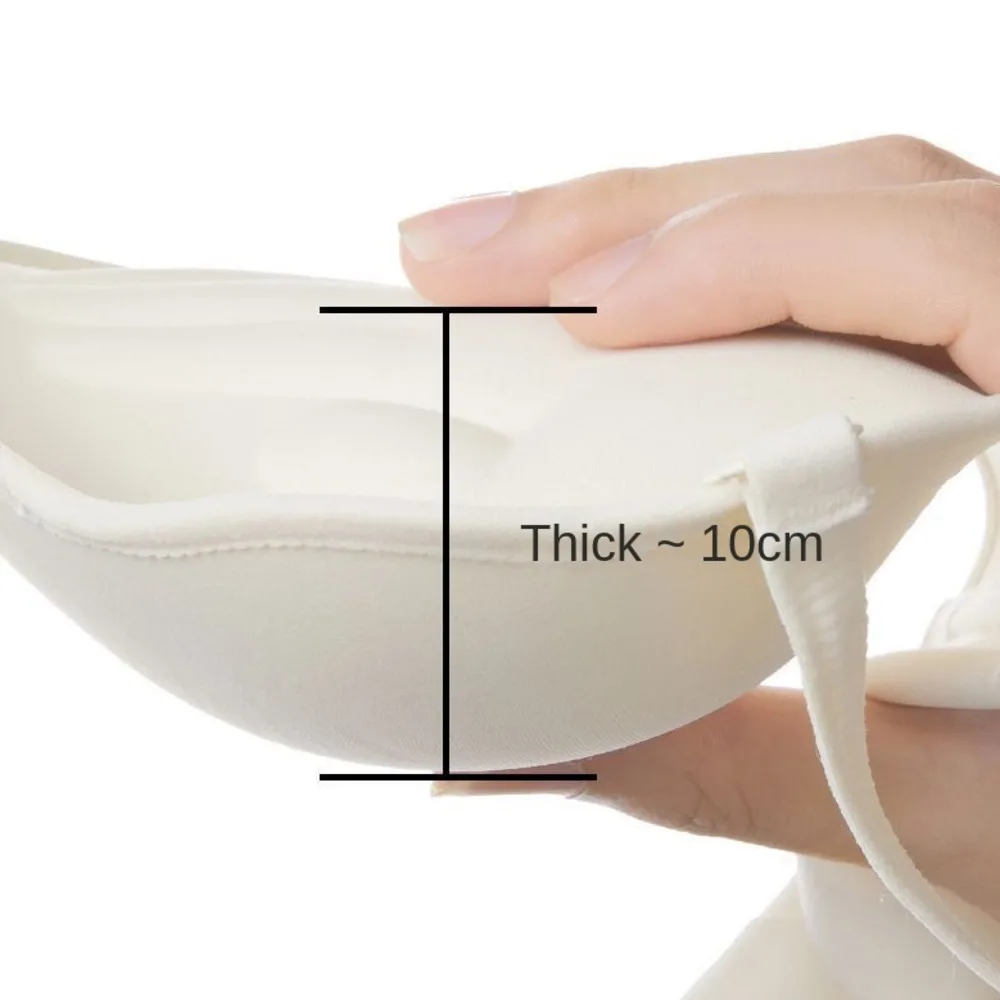 Strapless Anti-slip Bra for Women, Invisible Push-up, Enhancing Flat Chest, 10cm Top Lift, No Empty Cup Bra