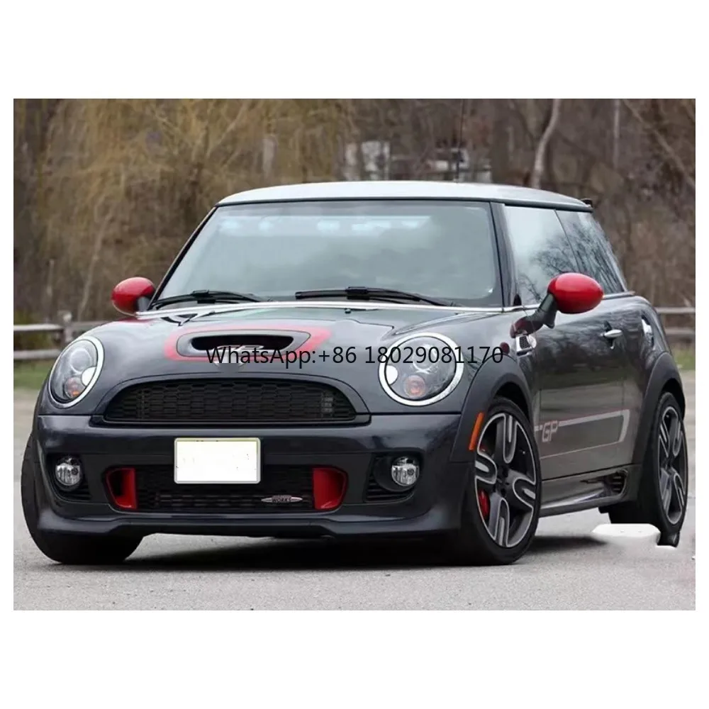 Car body kit with side skirts for BMW MINI R56 R55 R57 R58 R59 to R56 JCW style 2007-2013 include front rear bumper