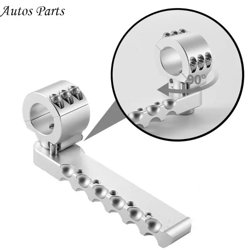 57BA Collapsible Foot Pegs For R1300GS Heavy Duty Bikes Anti Slip Textured Surfaces Reinforced Aluminum Construction Ergonomic