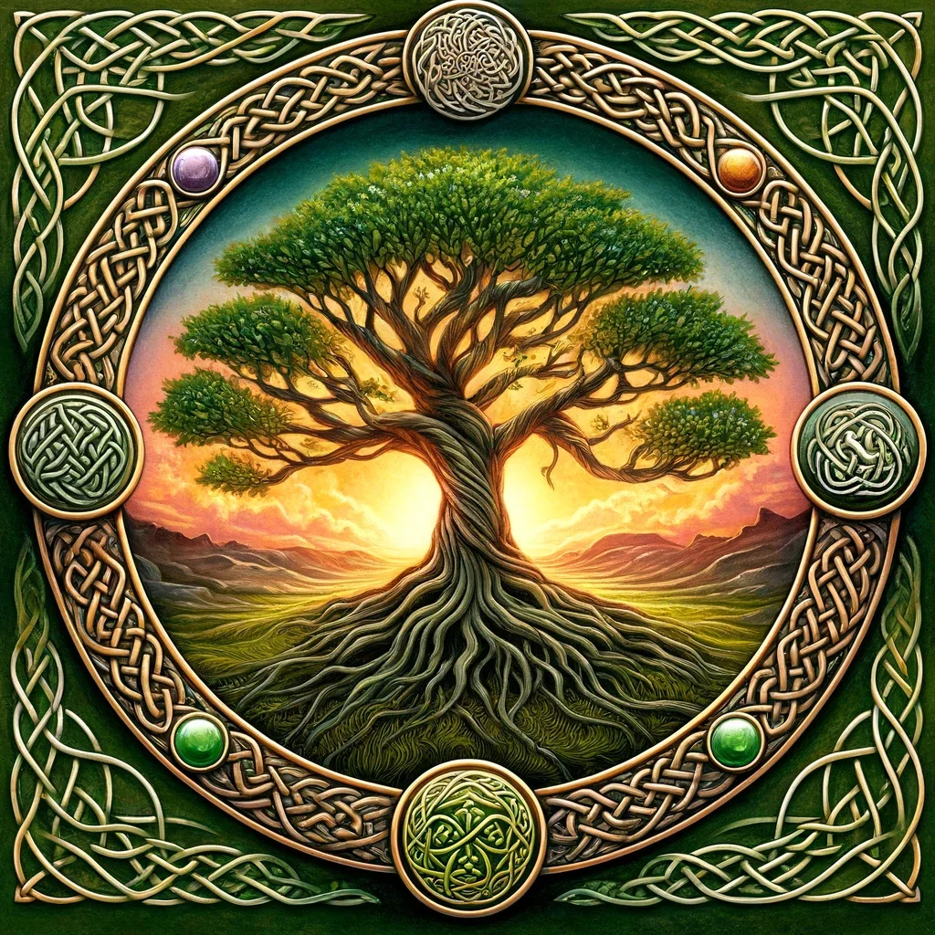 Diamond Painting Tree Of Life Embroidery Full Square Round Landscape New Arrival Mosaic Picture Rhinestones Wall Art