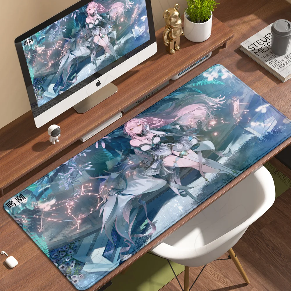 HD print XXL Mousepad Game Wuthering Waves Aemeath Mouse Pad Rug Desk Mat Computer Gaming PC Accessories Rubber Keyboard Mats