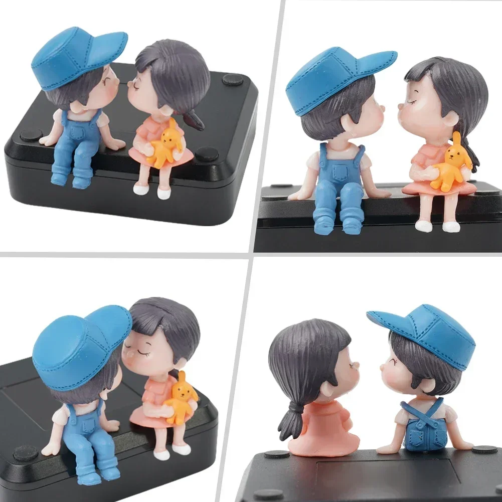 

Car Cute Cartoon Couples Action Figure Figurines Balloon Ornament Auto Interior Dashboard Accessories For Girls Gifts