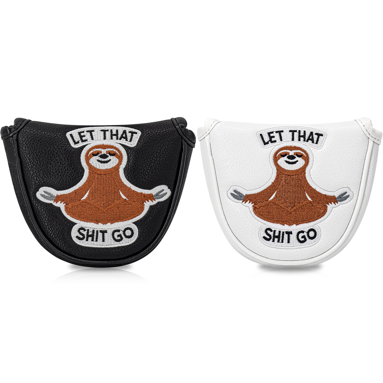 غطاء حماية للجولف، غطاء وضع الجولف، تصميم نمط الرسوم المتحركة الكسلان، ملحقات الجولف، مقاوم للغبار ومتين #1