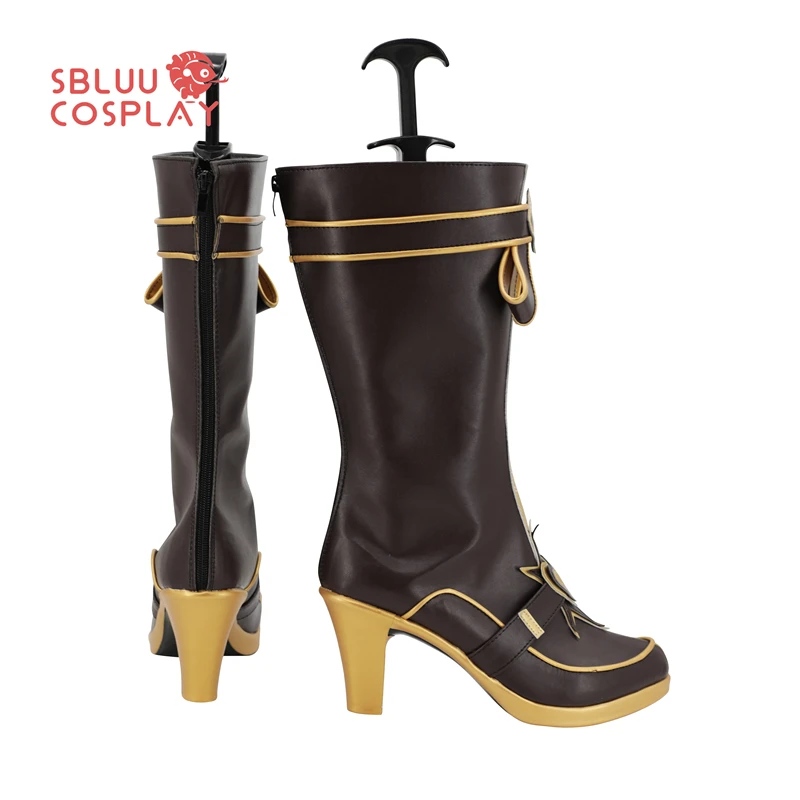 SBluuCosplay Gioco Carnevale Dante Scarpe Cosplay Festa di Halloween Stivali su misura