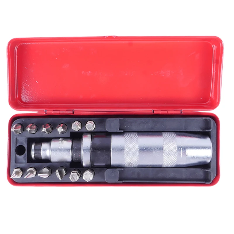 Impact Screwdriver Set Shock Screw Driver Chisel Bits Multifunctional Screw Extractor Remover Repair Set Repair Tool,VT01212