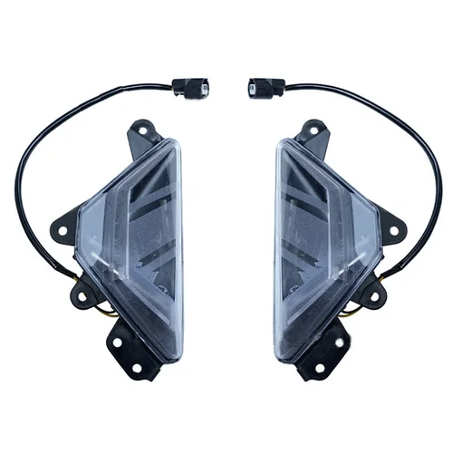 Imagen 2 del producto 2 uds señal de giro LED delantera apta para Kawasaki Ninja ZX 6R 2025 lámpara de motocicleta luz indicadora intermitente
