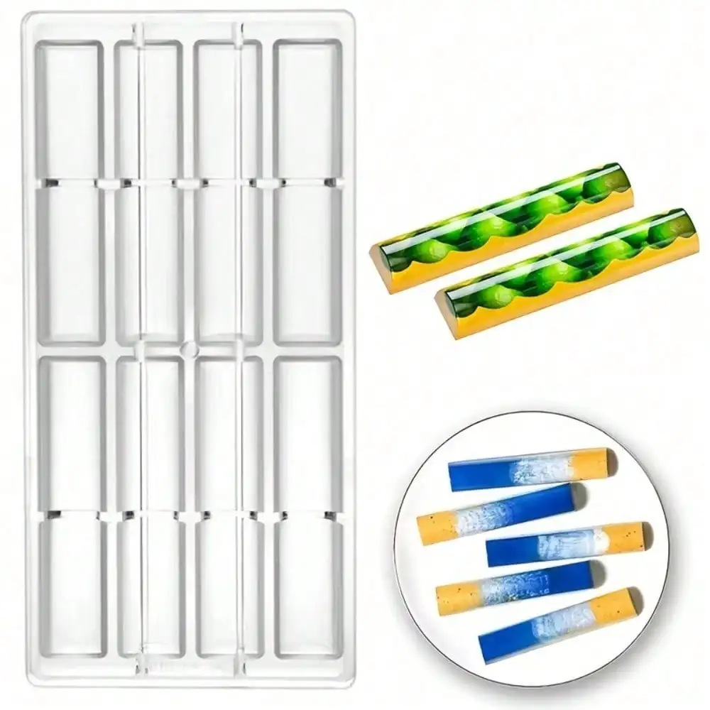 Food Grade Polycarbonate Chocolate Mold, Long Cylinder Durable PC Tool for Chocolate & Candy Making