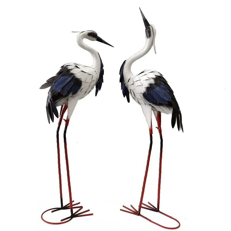 

Outdoor courtyard, lawn sculptures, handicrafts, crane flamingos, ladybugs, exports, wrought iron animal ornaments
