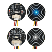 Touch Key Switch Bistable Switch Touch Key Switch 3A 3V-30V 8mm Black Stable Performance Touch Key Switch 3A 8mm