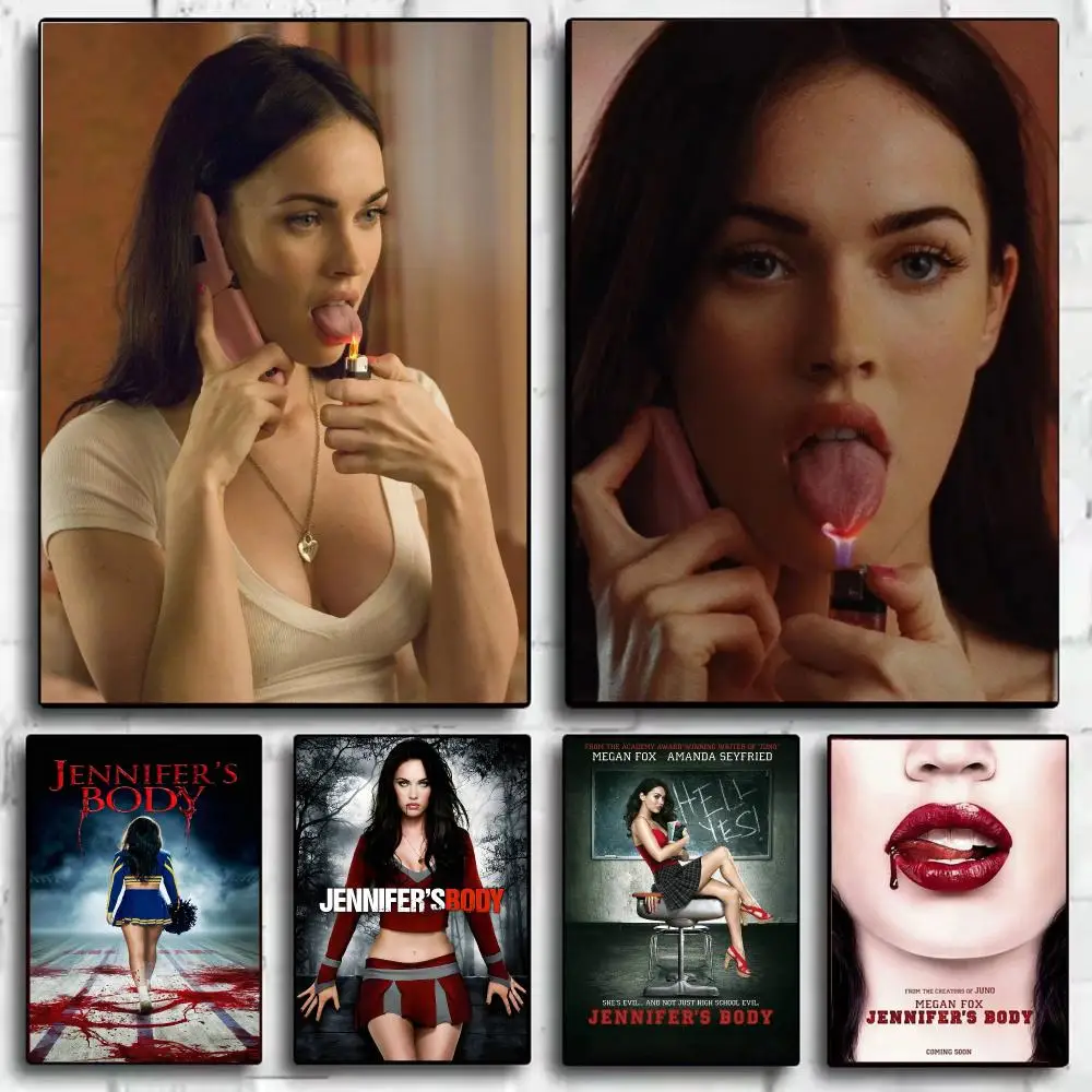 Movie J-Jennifer Body Poster Modern  Wall Art Aesthetic Minimalist Bedroom Decor Cafe Home Gift