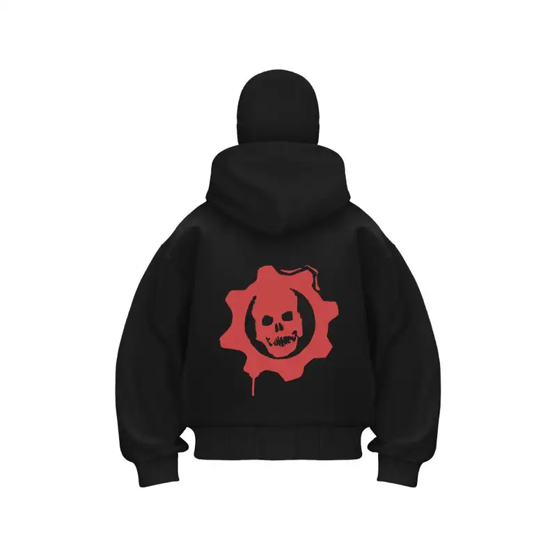 Gears Of War hoodie with hood and double-head zipper