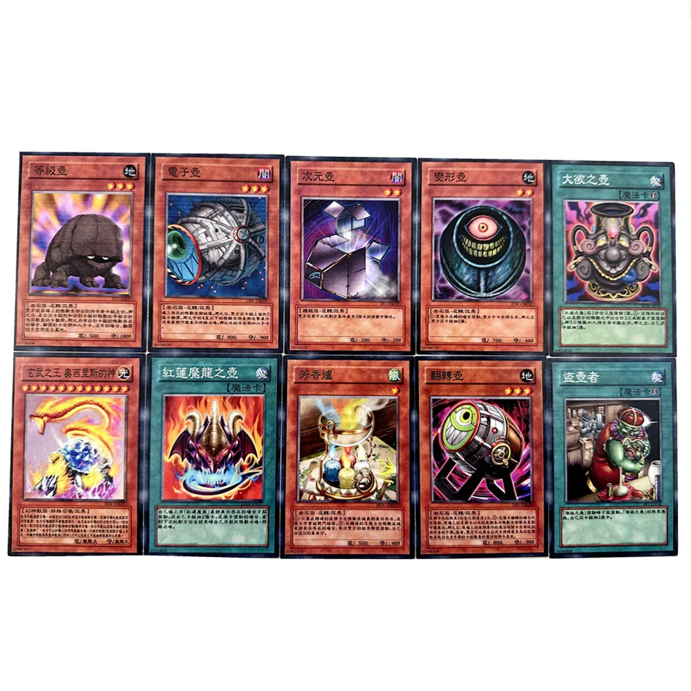 42 Pz/set Yugioh Carte Vaso di Greed Action Figures Polimerizzazione Versione Cinese Per Duelisti Collezione Trading Regalo Del Capretto Giocattolo
