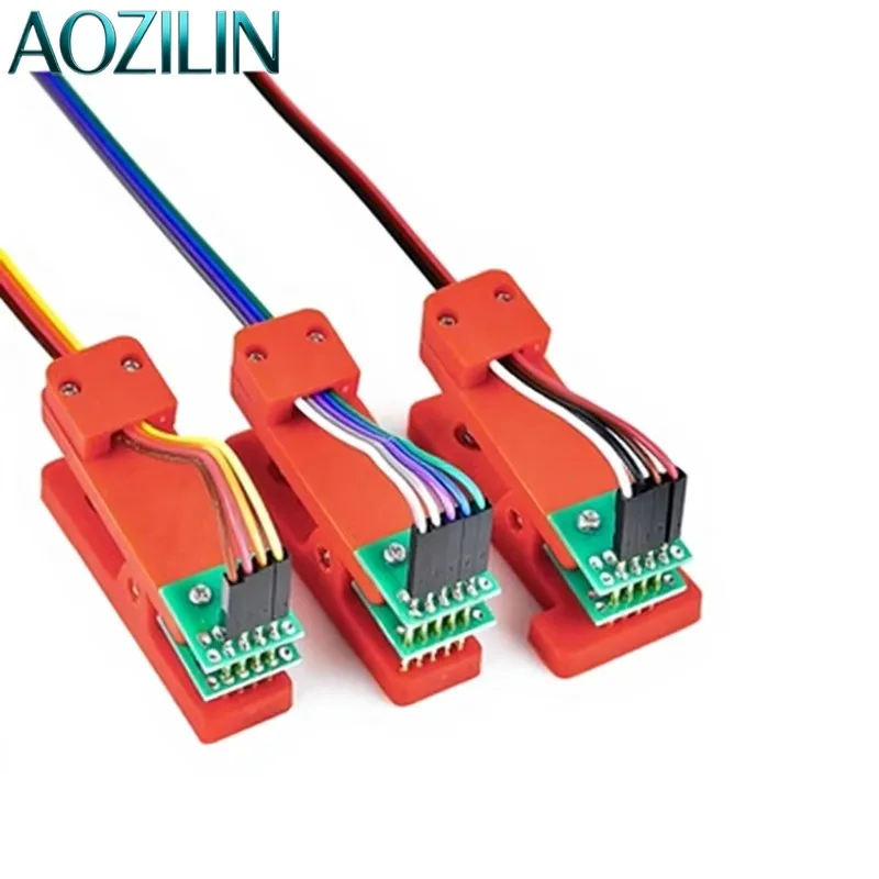 AOZILIN IC Test Clip Programming Fixture Spring Probe 2.0mm 2.54mm Single Double Row ISP Test Jig