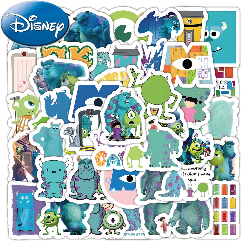 10/30/50pcs Disney Movie Monsters University Stickers Cute Cartoon Kid DIY Decals Toy Water Bottle Notebook Phone Funny Sticker