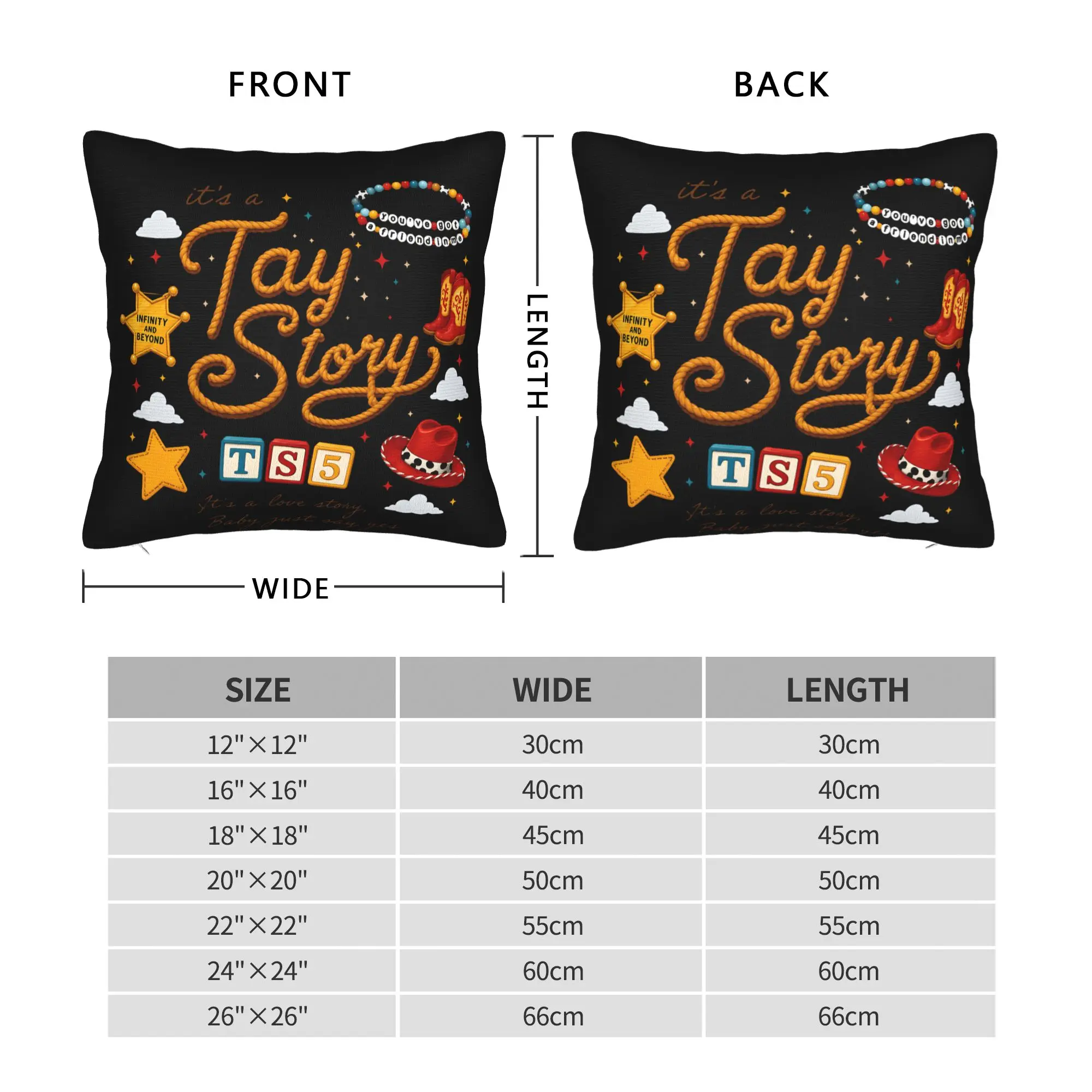 I Knew It I Knew You Square Pillow Covers Polyester Living Room TS5 Cartoon Cushion Cover Funny Decor Pillow Cover 45*45