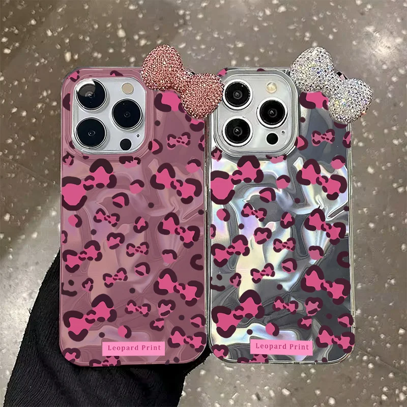 3D جوهرة Bowknot الحال بالنسبة لسامسونج غالاكسي A54 A34 A06 A36 A53 A25 A14 A32 A04 A03 M14 A24 A52 A52S A05 A05S A23 M23 M13 A51 غطاء