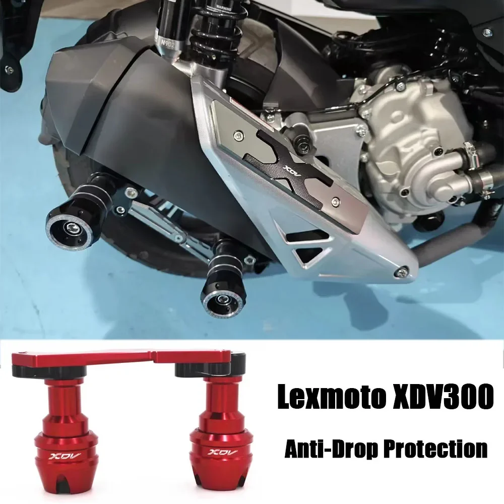 New For Lexmoto XDV300 XDV125 XDV 300 125 Motorcycle Accessories Rear Wheel Axle Fork Crash Sliders Fall Protection