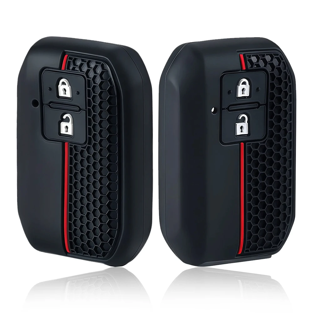 Silicone Car Key Case Cover For Suzuki Swift Wagon R Jimny Sierra Spacia Ertiga 2 Buttons Auto Key Fob Shell Protect Accessories