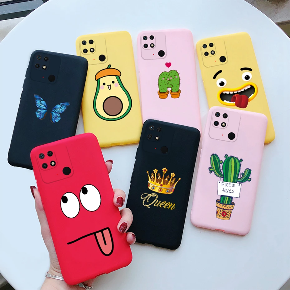 Poco C40 Case For Xiaomi Poco C40 2022 Cover Cute Cartoon Painted Silicone Phone Cases For Xiomi Poco C40 C 40 PocoC40 Back Capa