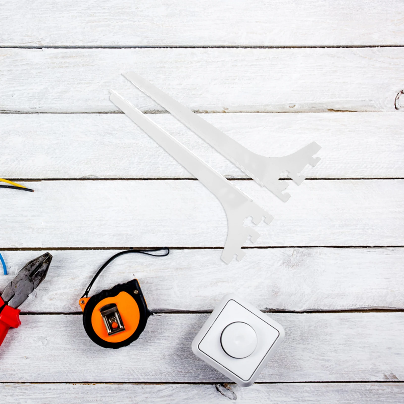 

1 Pair Heavy Duty Shelf Support Brackets Track System Mounts For Closet Kitchen Utility Storage Metal Shelf Board Bracket Closet