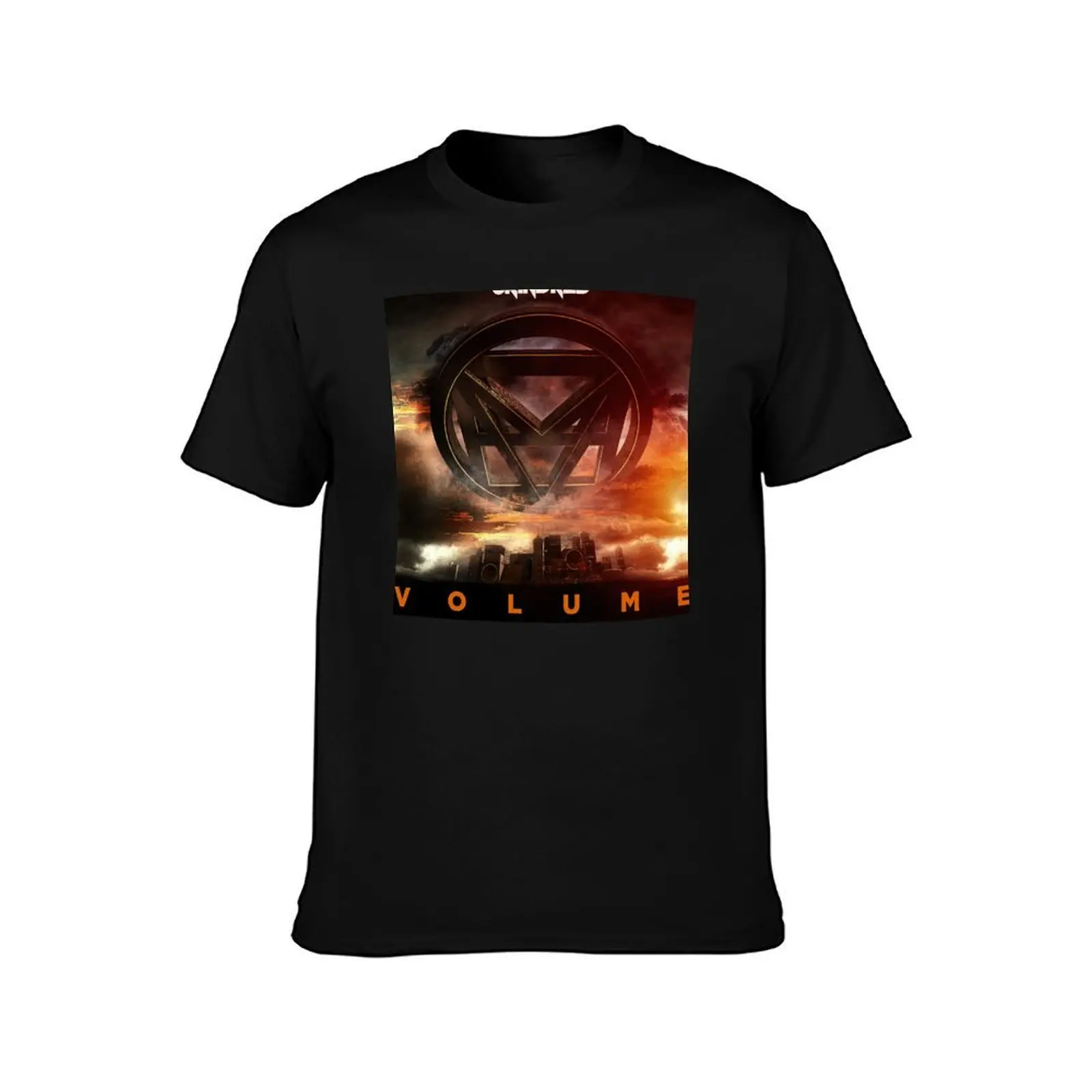 Volume Skindred T-Shirt, Summer Casual Cotton Tee, Oversized Streetwear Tops, Vintage Graphic Print, Loose Fit Short Sleeve