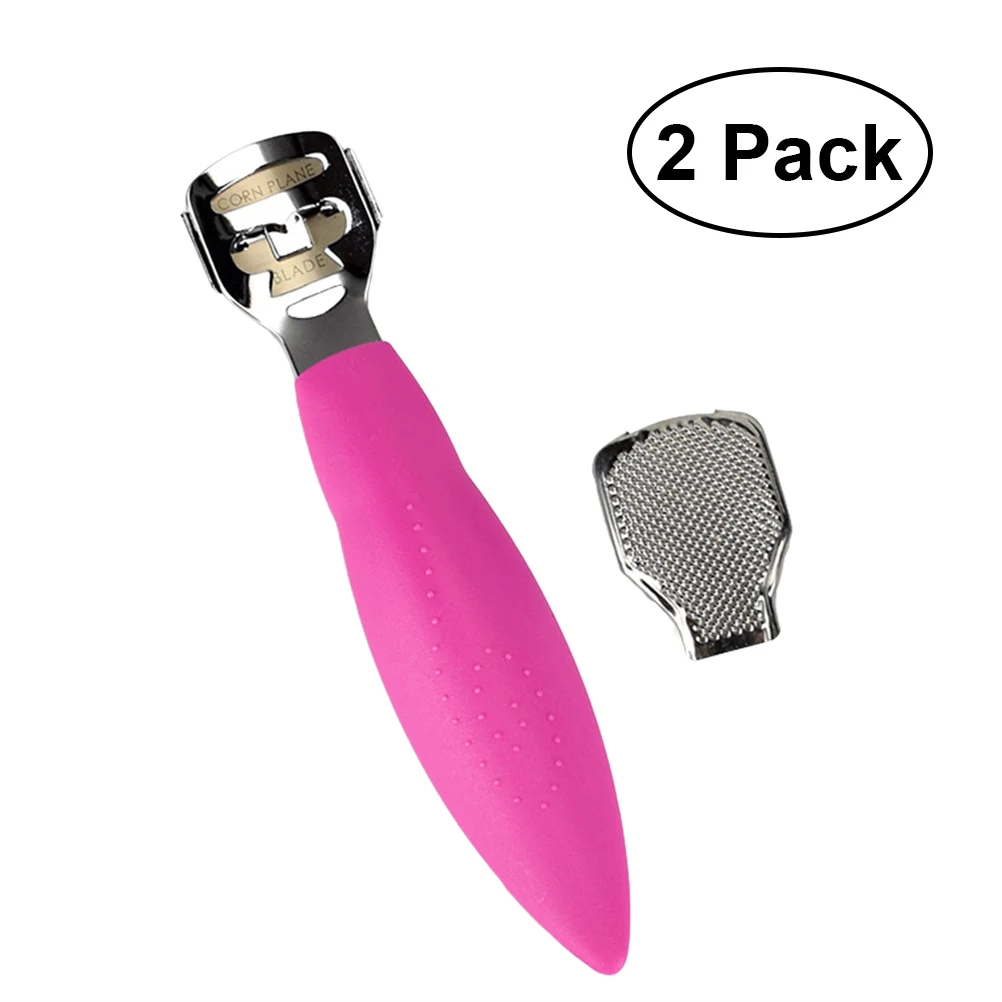 

2PCS Foot Planer Set Premium Stainless Steel Pedicure Tool for Callus Removal Dead Skin Treatment Foot Care Accessories