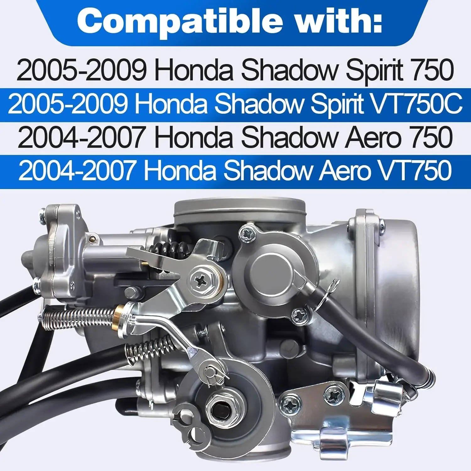 Carburetor Carb Kits Fits for 2004-2009 Honda Shadow Spirit Aero 750 VT750 VT750C Replaces 16100-MFE-771 16100-MEG-774