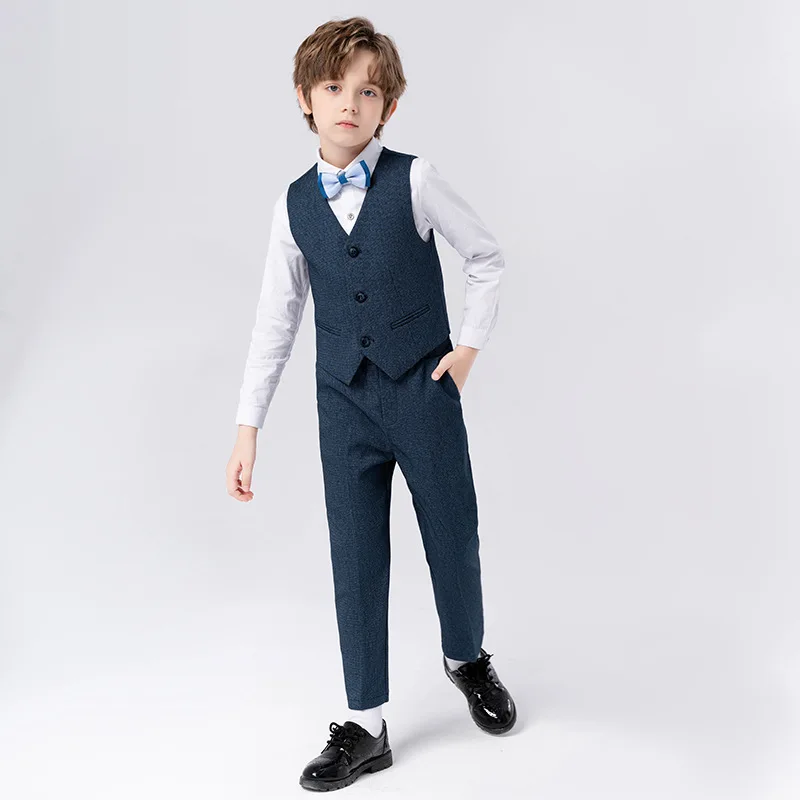 Teen Boys Suits Wedding Easter Party Prom Tuxedo Flower Children Graduation Dress Kids Church Costume Blazer Pants 8 10 12 14 Y