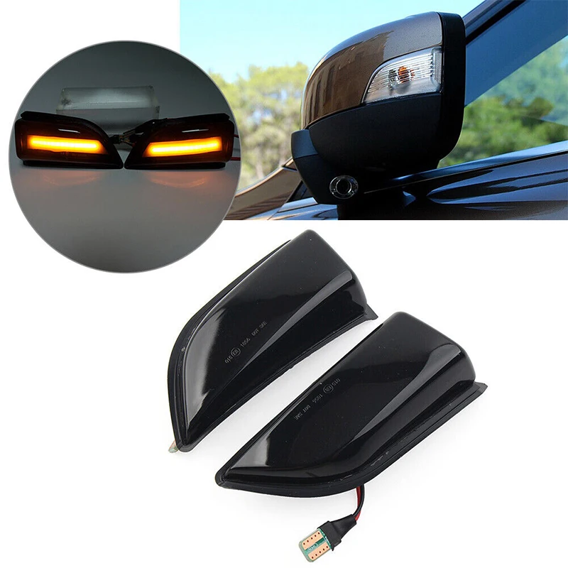 Fit For Volvo XC60 2008-2014 31217288, 31217289 LED Dynamic Turn Signal Lamp Assembly Side Mirror Light Indicator Amber