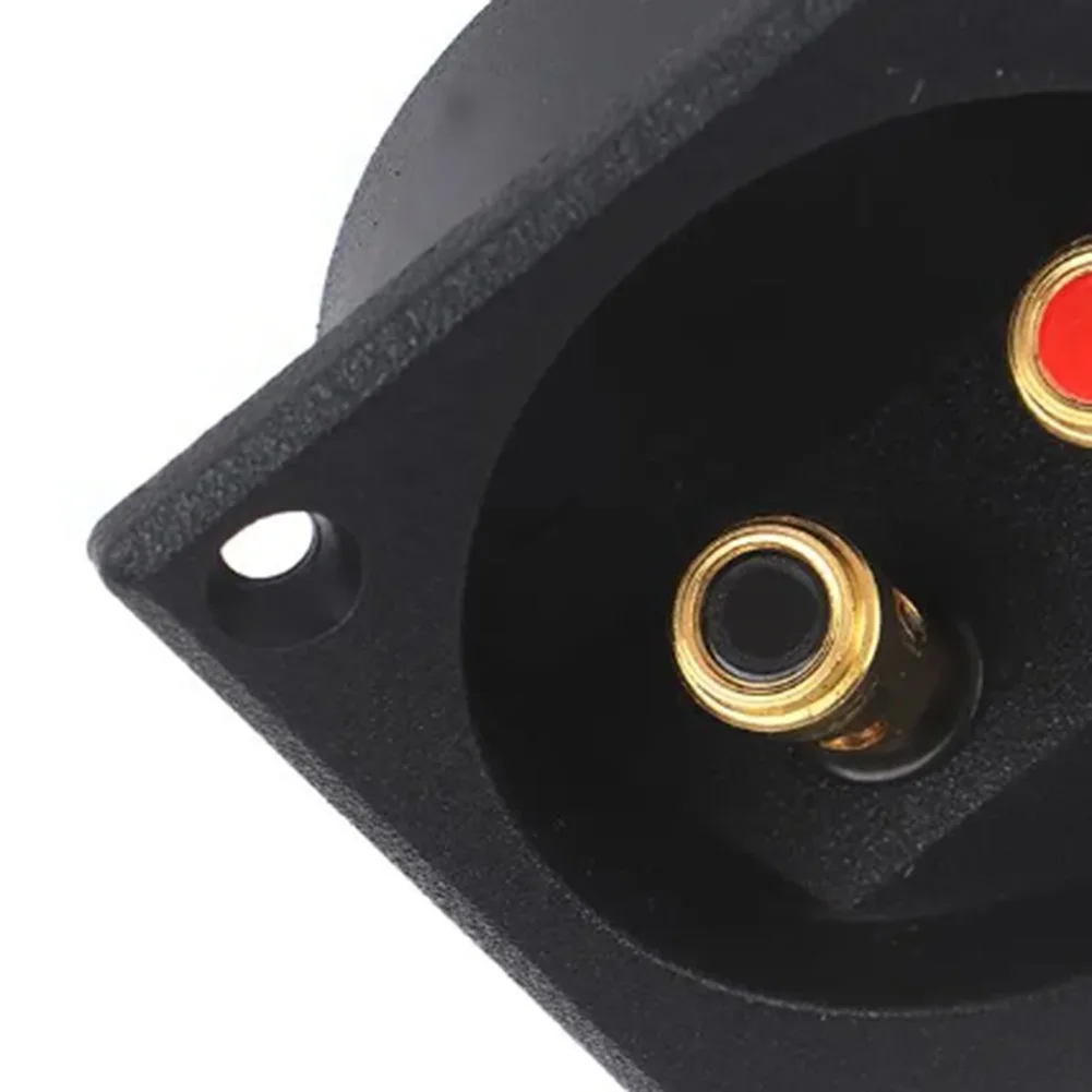 Speaker Terminal Cup Connector Custom Application Direct Contact Easy Mounting Insert Metal Round Spring Stereo