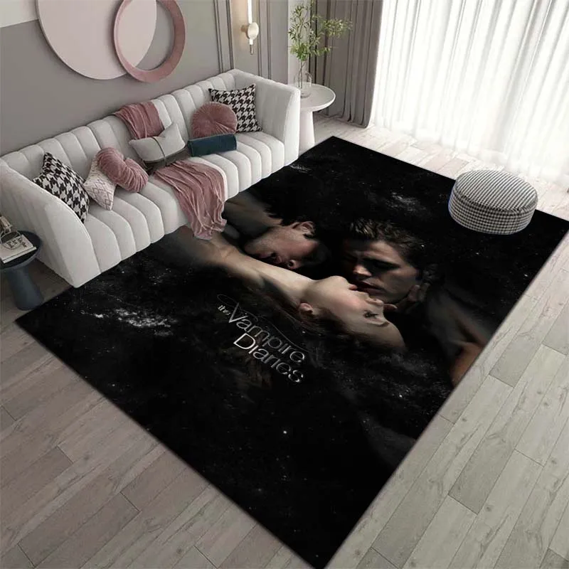 3DThe Vampire Diaries Carpet Yoga Mat Room Decoration Living Room Carpet Non-slip Carpet Birthday Gift